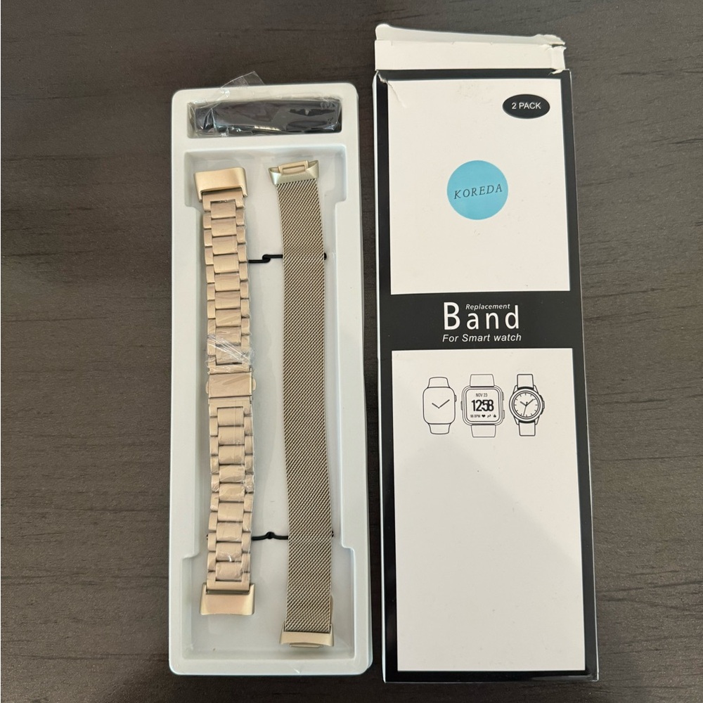 Koreda gold watch band set for smart watch